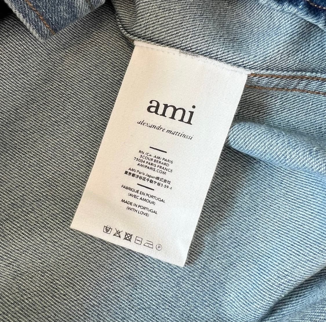 아미 드 꾀흐 데님 셔츠 남여공용 상품이미지5