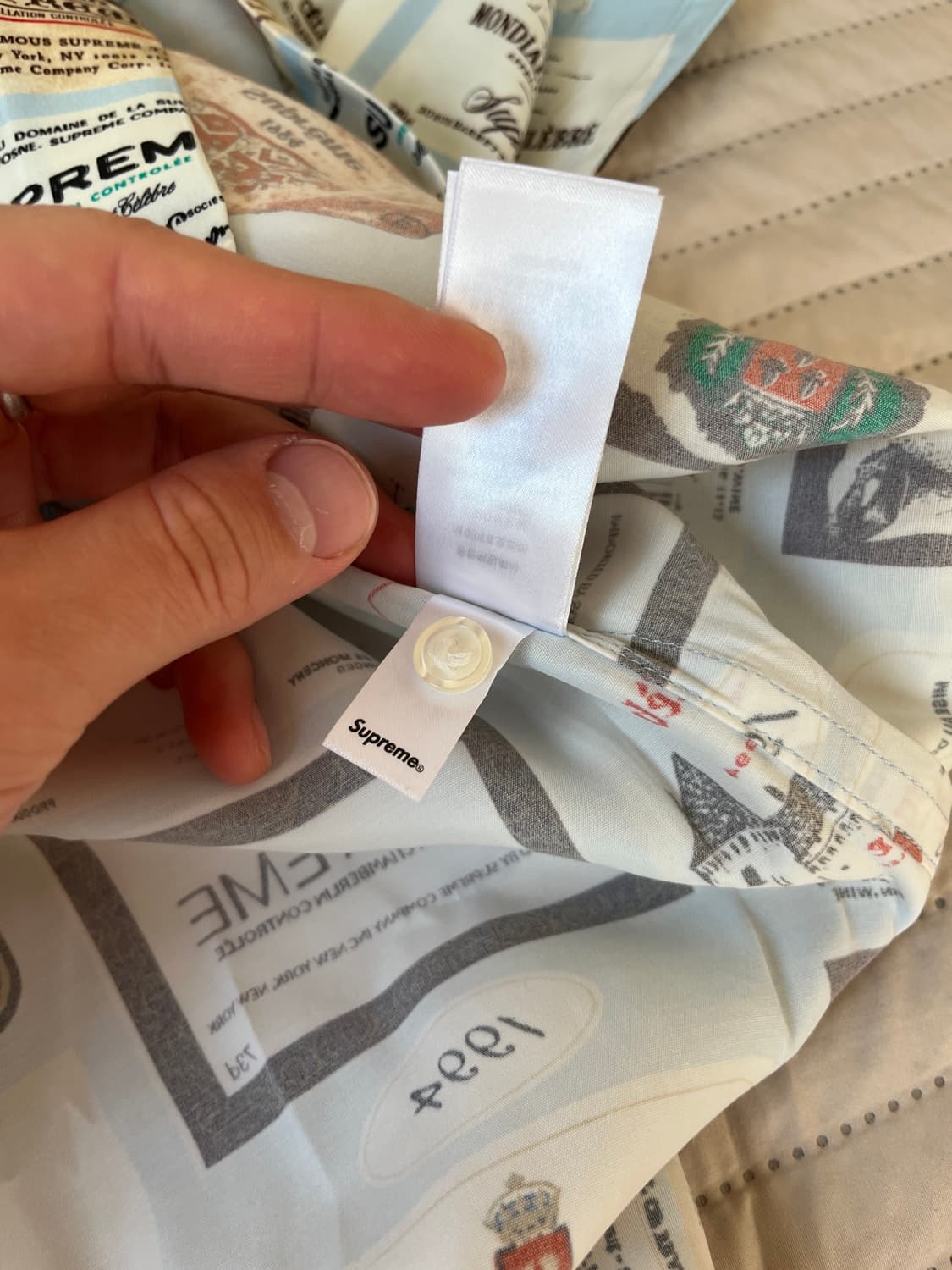 [L] 슈프림 라벨 프린팅 셔츠  상품이미지10