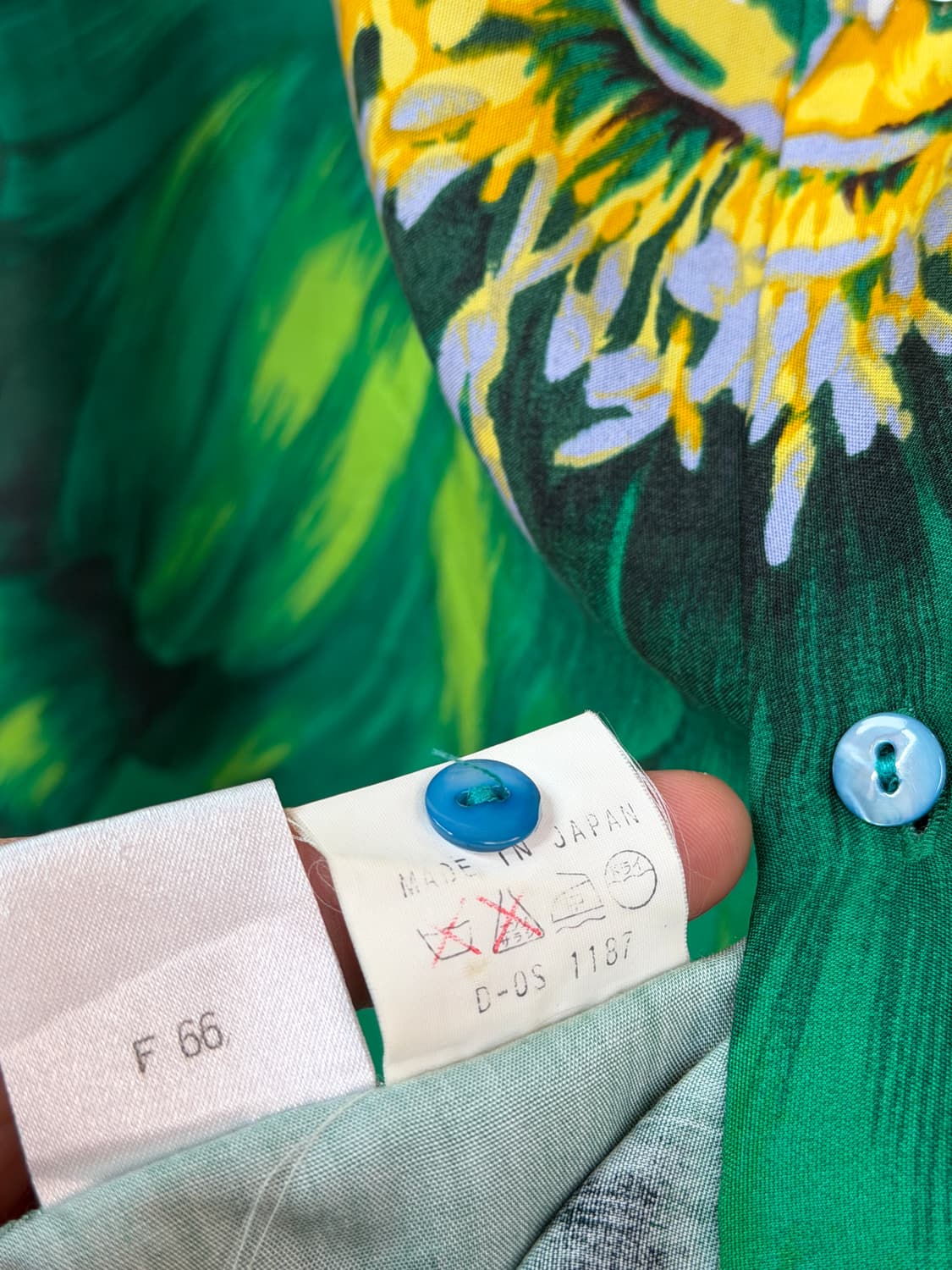 Kenzo 겐조 90's 메이드인재팬 플라워 셔츠 F 상품이미지8