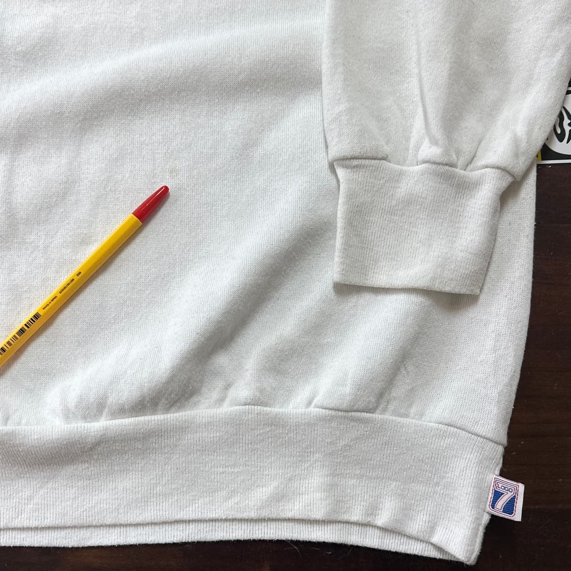 80s USA 로고7 버드와이저 빈티지 스웻셔츠 XL 상품이미지4