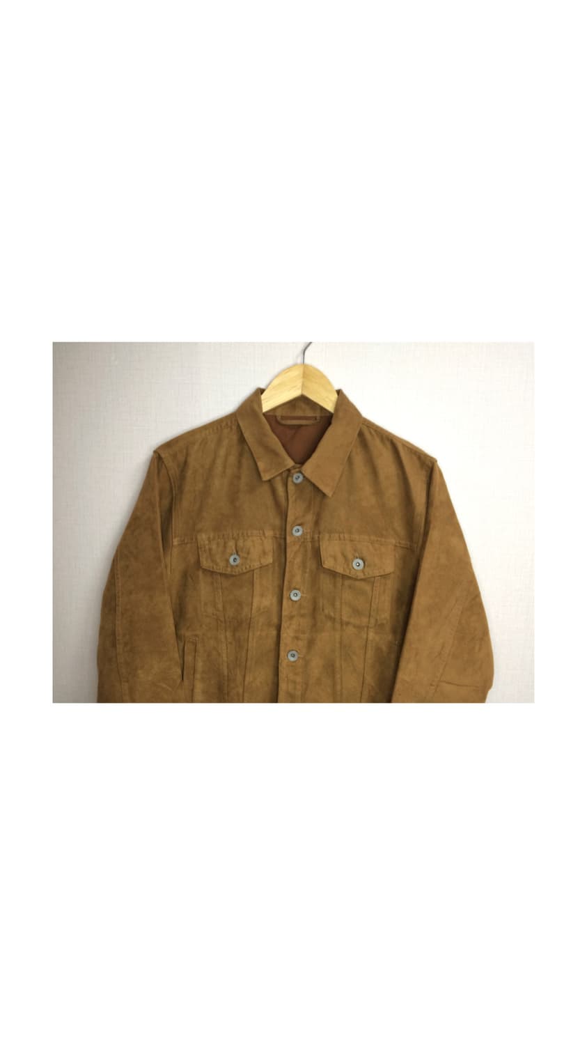 Gu 지유 카멜 스웨이드 자켓 상품이미지2