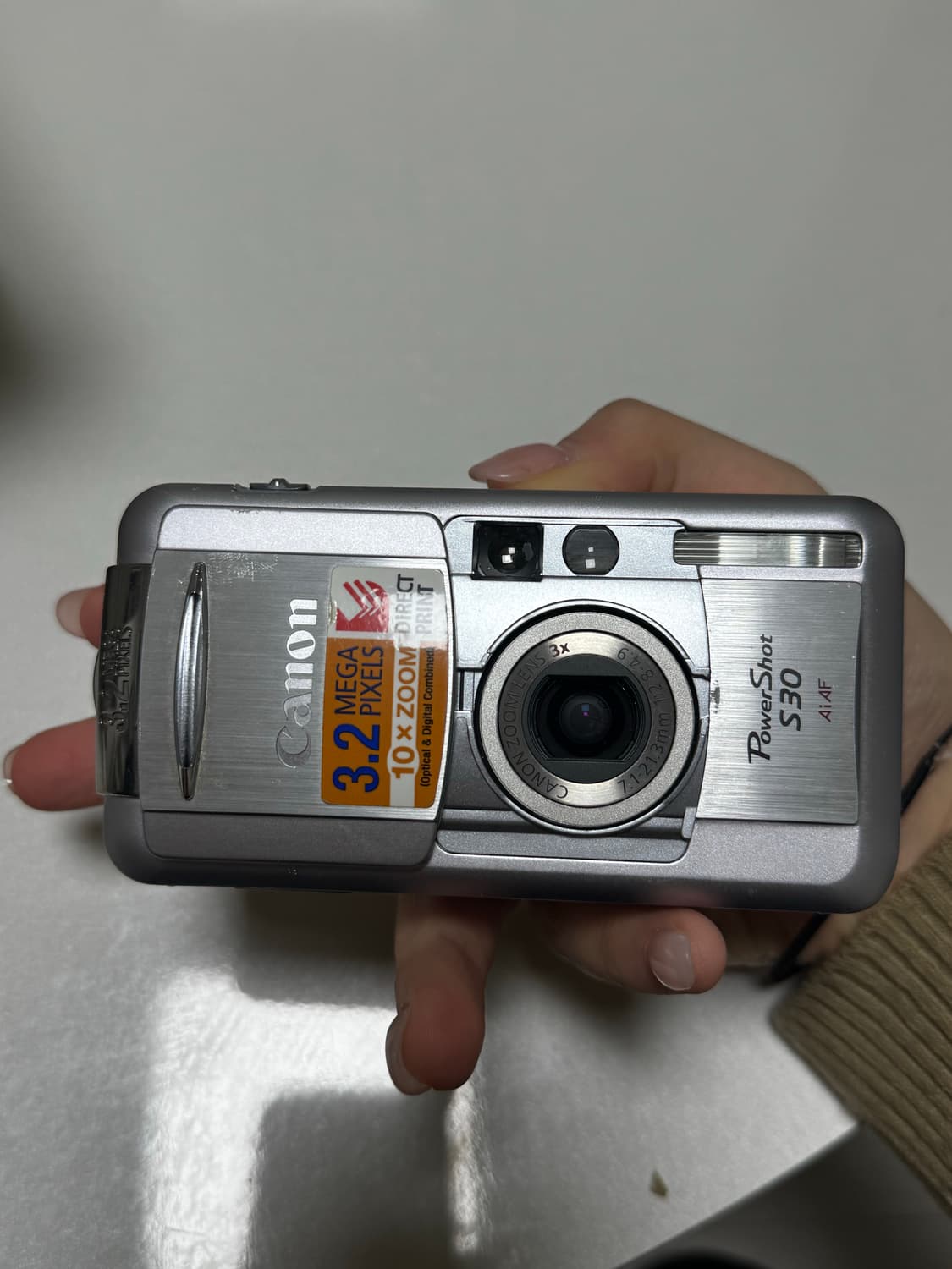 캐논 PowerShot 파워샷 s30 실버 디지털 카메라 상품이미지1