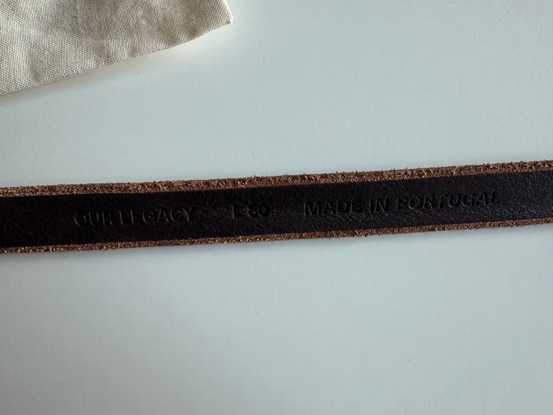 아워레가시 벨트 2cm 브라운 L 80 상품이미지6