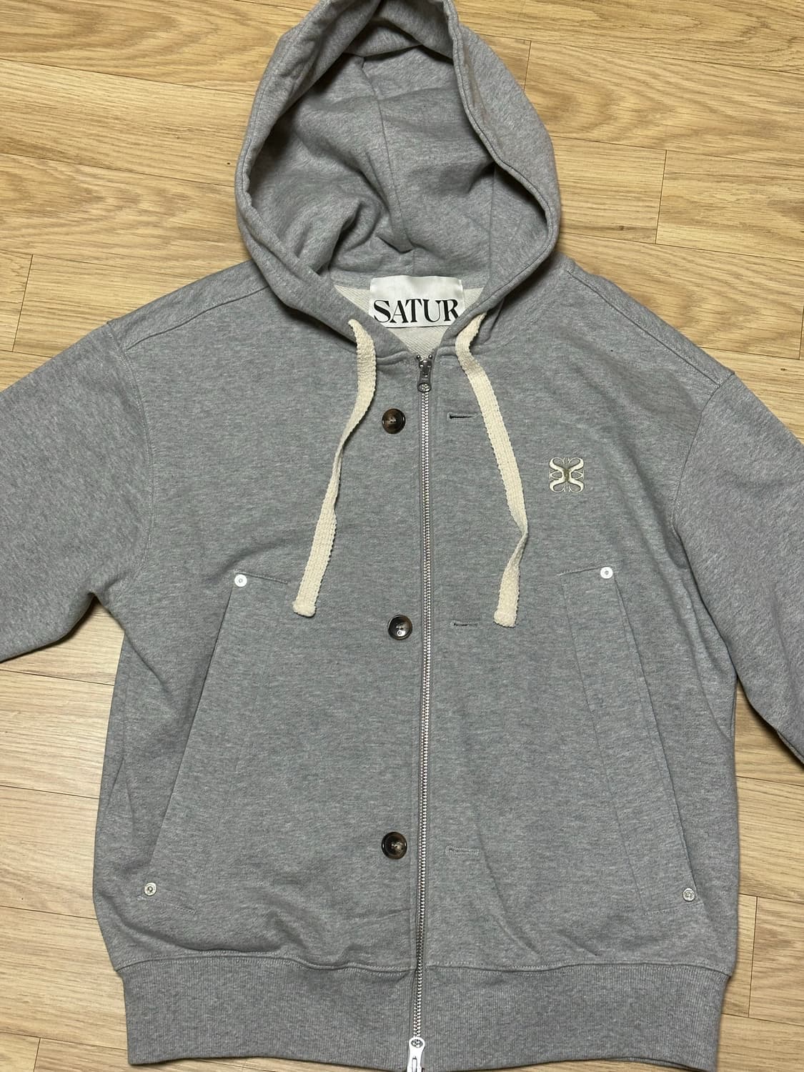 세터 후드 집업 m 상품이미지2