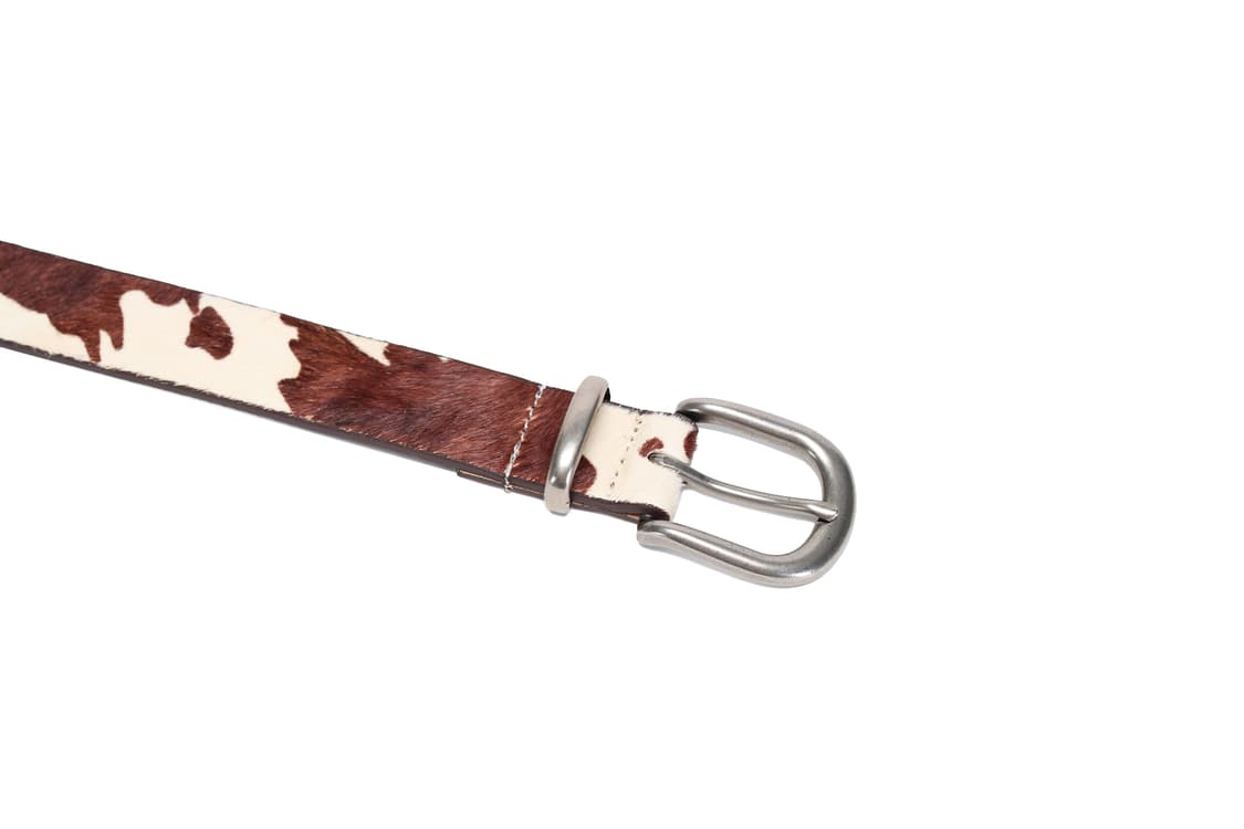 Pony Hair Leather Belt 송치가죽벨트 상품이미지2