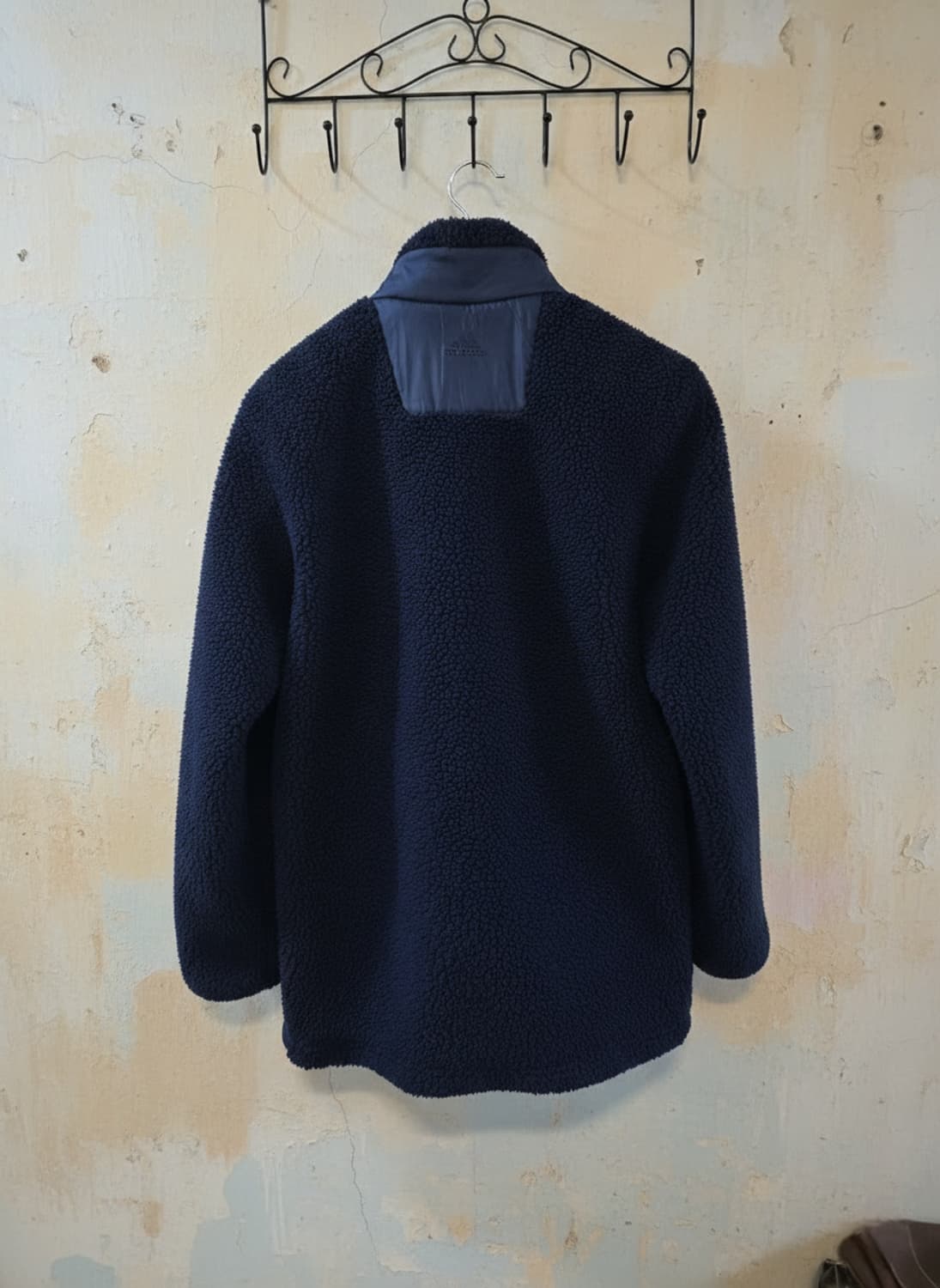 아디다스 뽀글이 플리스 자켓 XL 네이비 상품이미지2