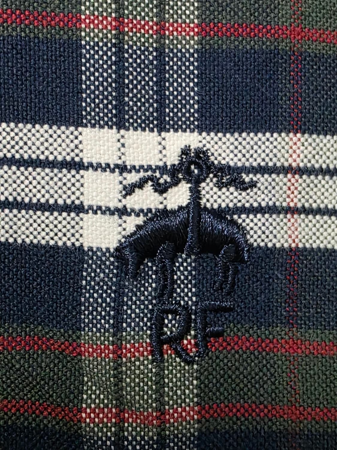 브룩스브라더스 레드 플리스 타탄 체크 셔츠 L 상품이미지4