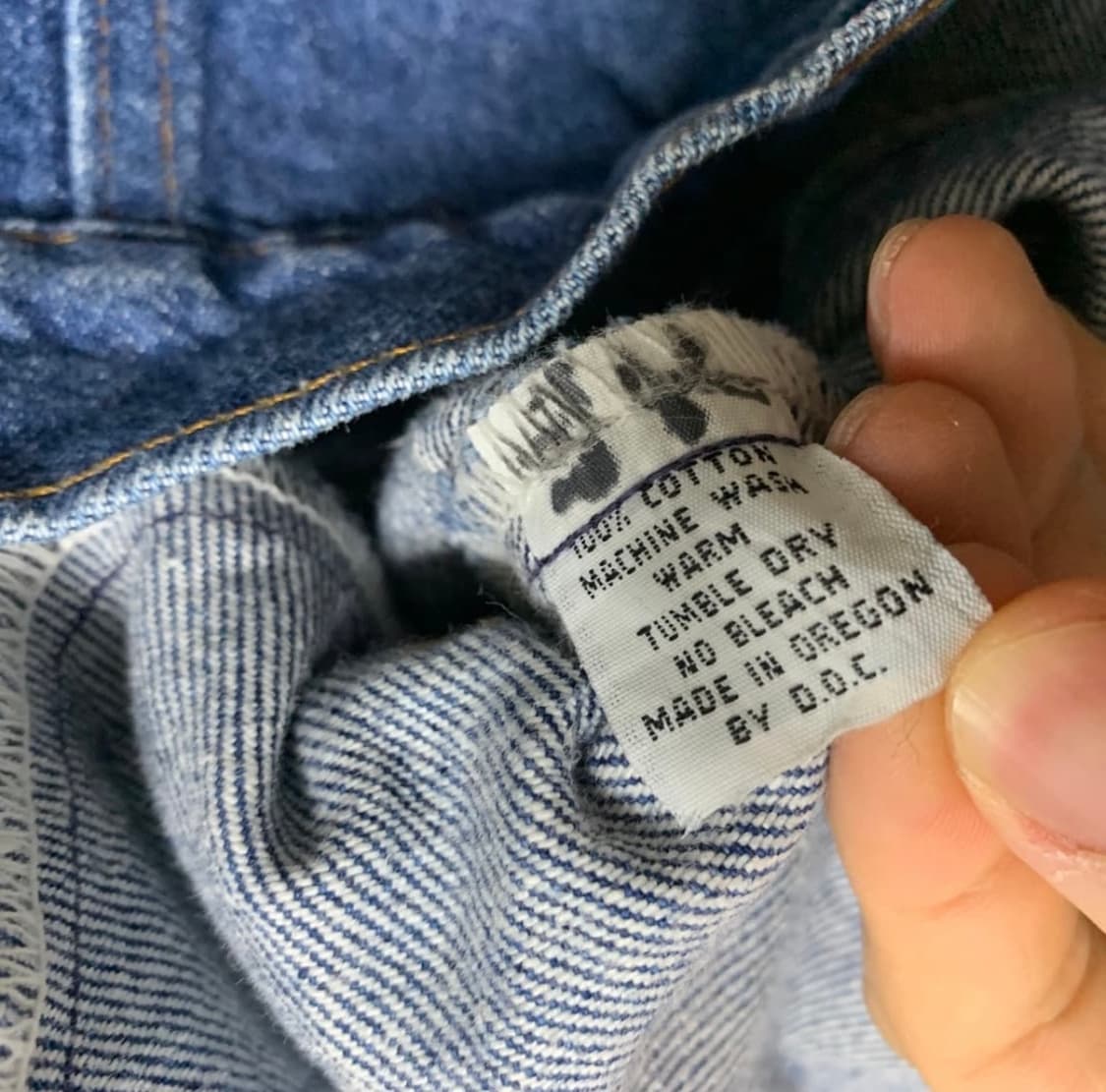 🇺🇸90s Prison Blue Denim Jacket 상품이미지8