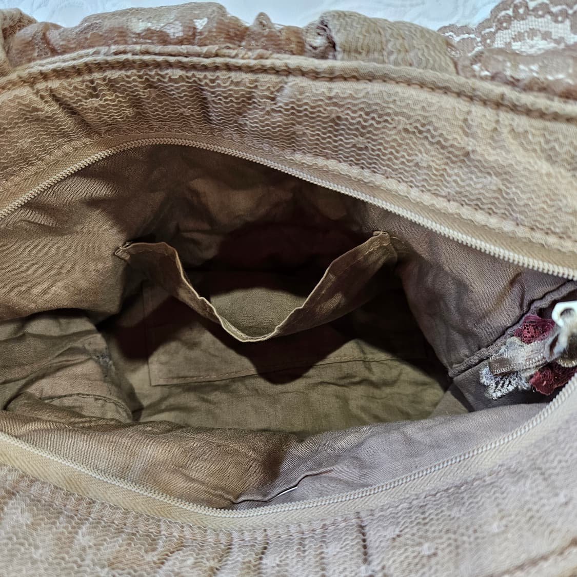 빈티지 레이스 로맨틱 토트백 상품이미지5