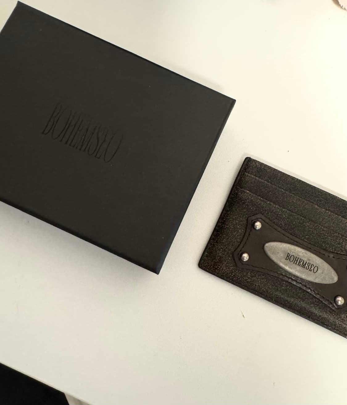 보헤미안서울 웨스턴 빈티지 카드지갑 브라운 상품이미지1