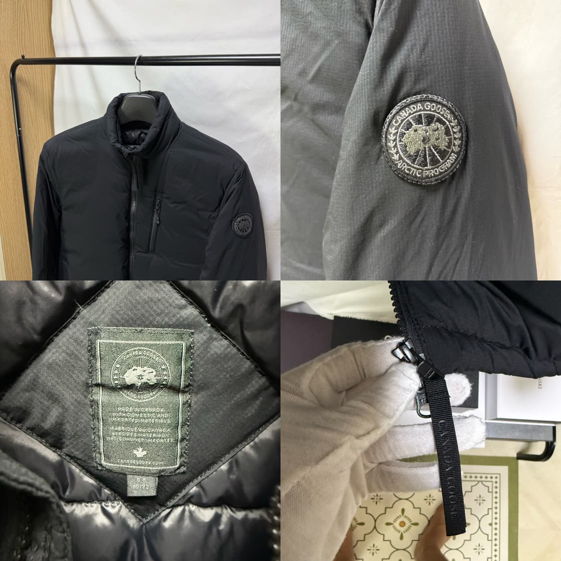 캐나다구스 롯지 블랙 라벨 패딩 자켓 블랙 상품이미지3