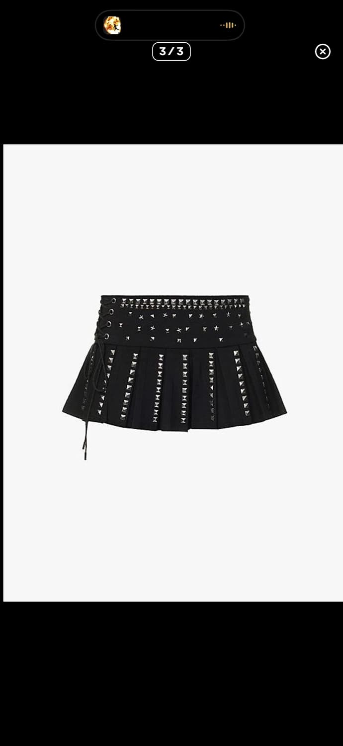 jaded london 스터드 스커트 상품이미지3