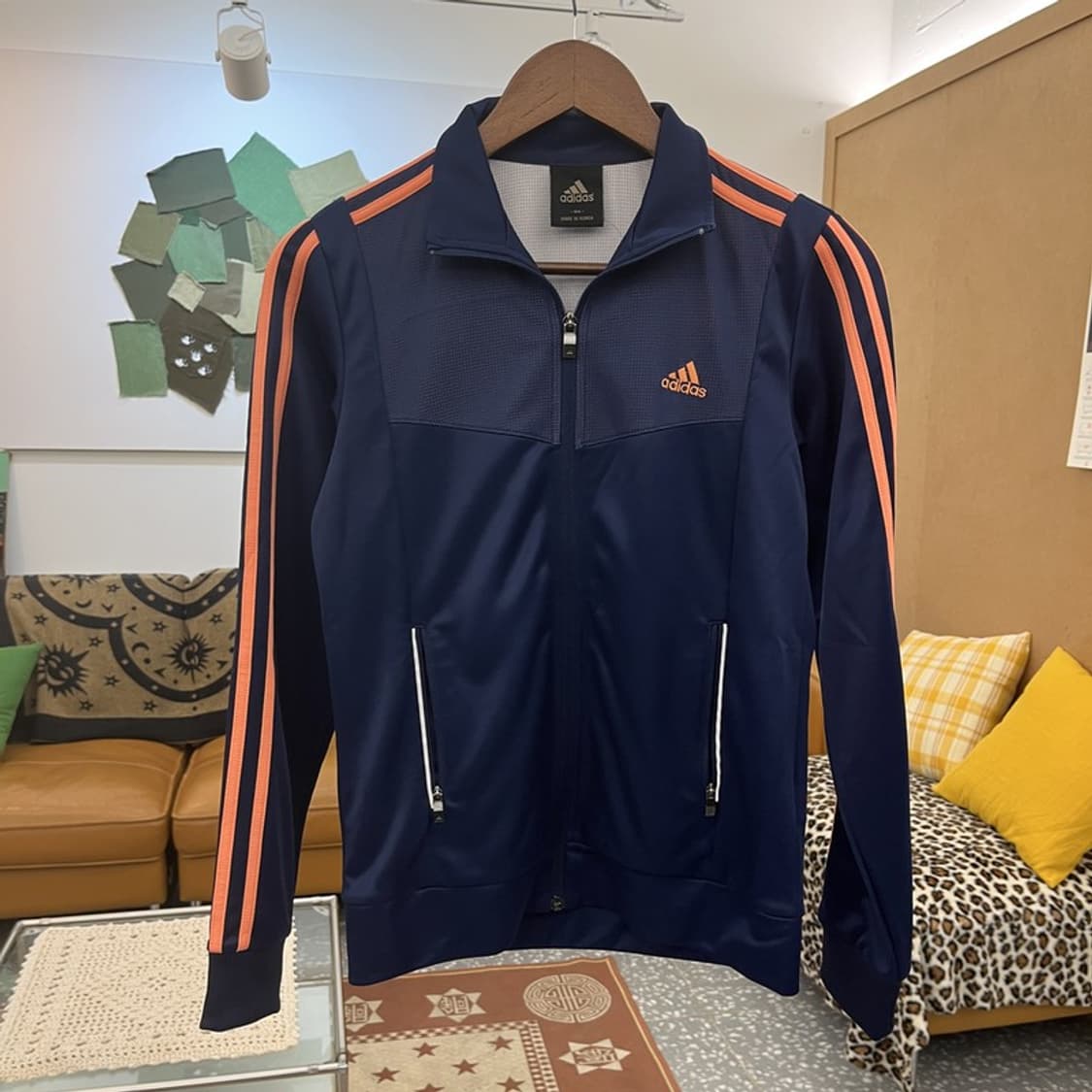 아디다스 올드스쿨 Y2K 레트로 핑크삼선 져지 집업 90 C10254 상품이미지3