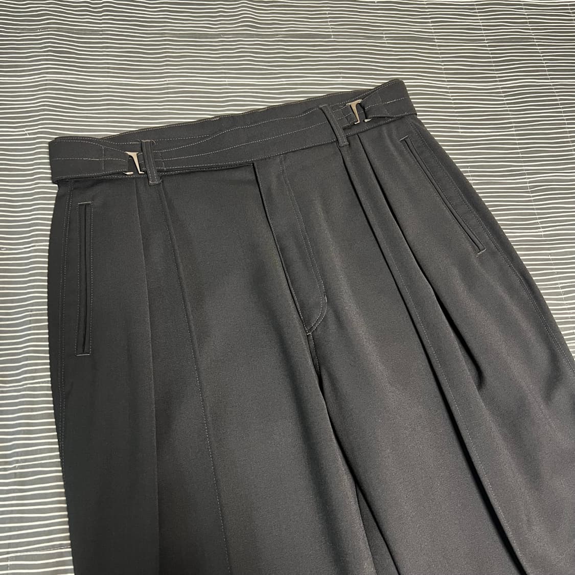 인사일런스 구르카 울 팬츠 블랙 L 상품이미지2