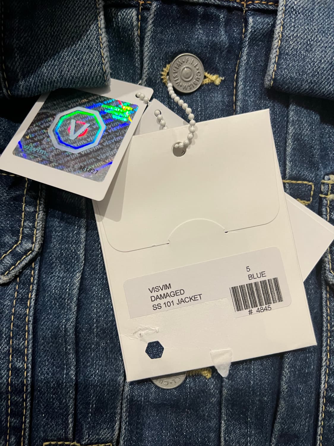 [새제품][5] 비즈빔 SS 101 DAMAGED 자켓 상품이미지3