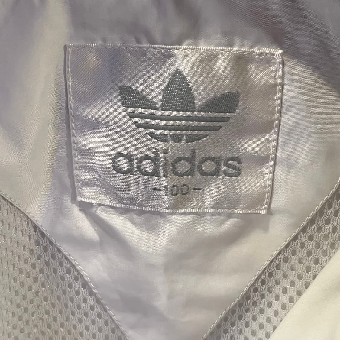 아디다스 올드스쿨 화이트 바람막이 상품이미지5