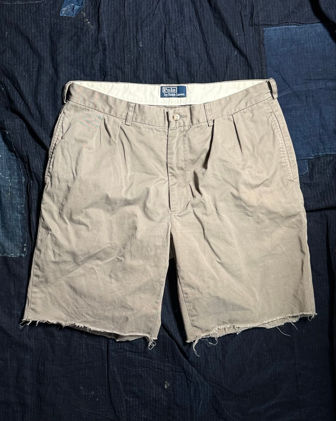 90-00‘s 폴로 랄프로렌 투턱 컷오프 치노 쇼츠 36 상품이미지1