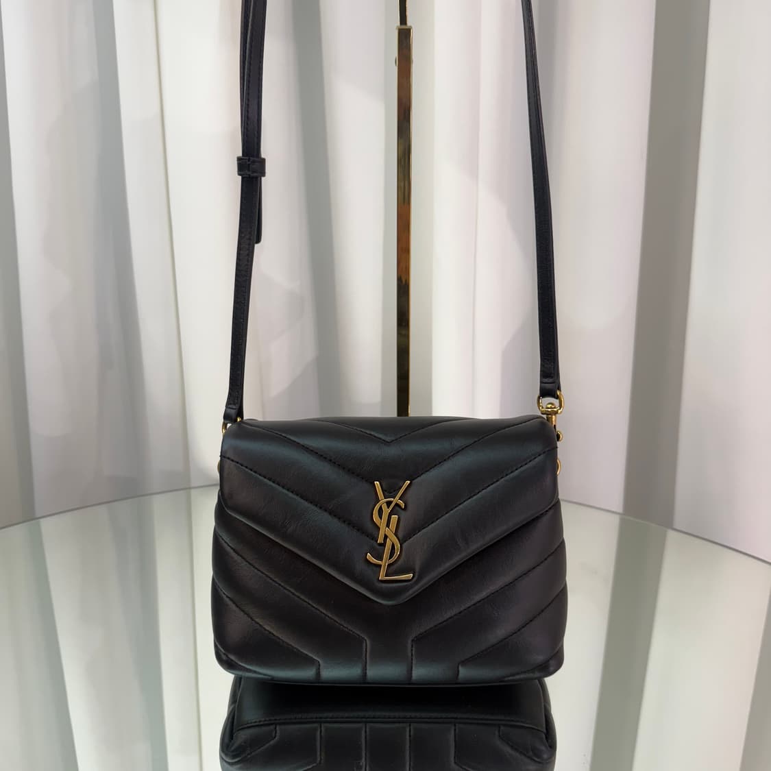 [정품] 입생로랑 루루 금장 토이백 크로스백 상품이미지4