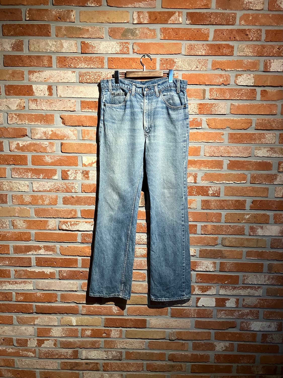 80s USA 빈티지 리바이스 517 오렌지탭 부츠컷 데님 팬츠 상품이미지1