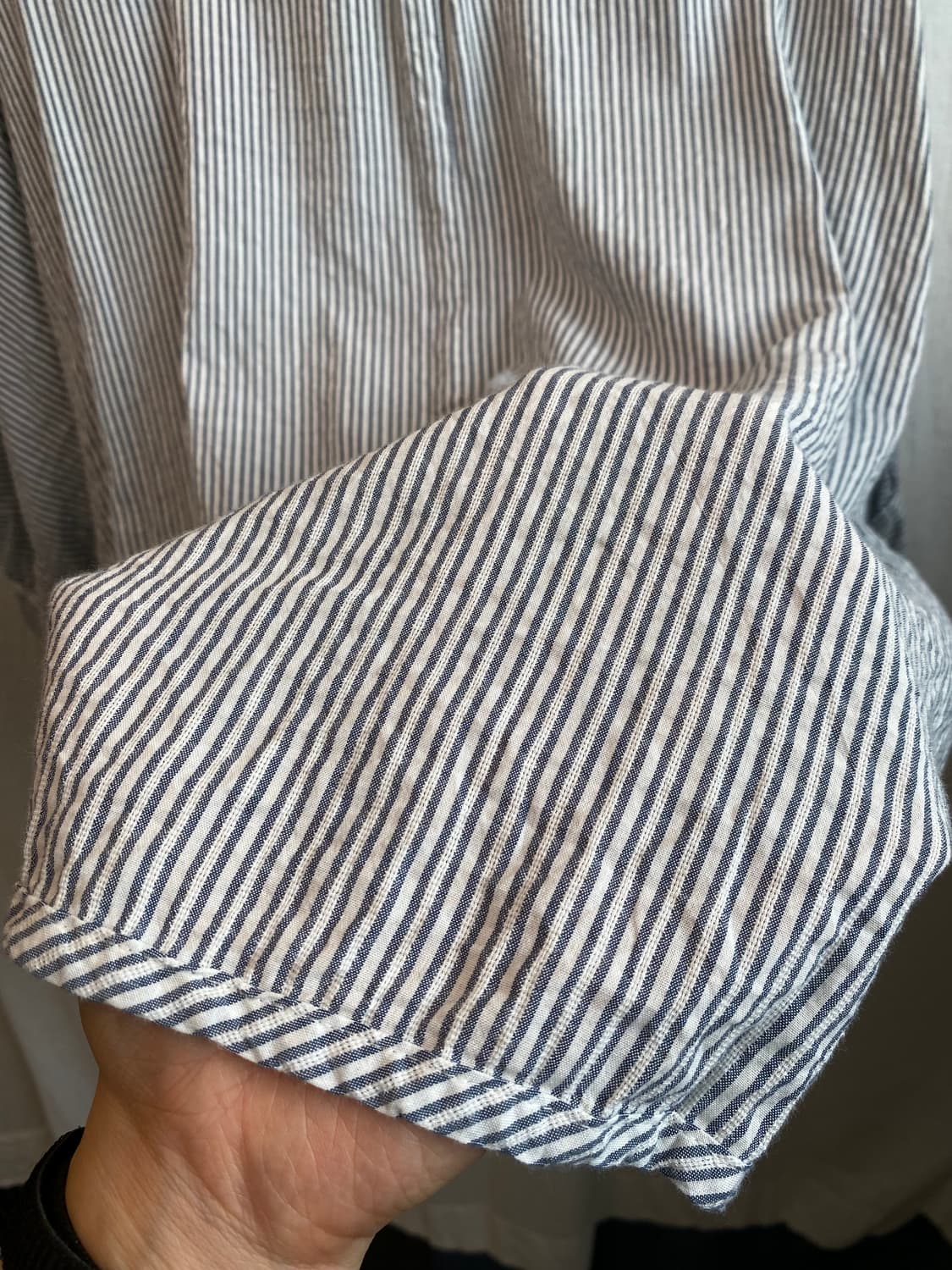 TNY POK 스트라이프 7부 블라우스(M-L) 상품이미지8