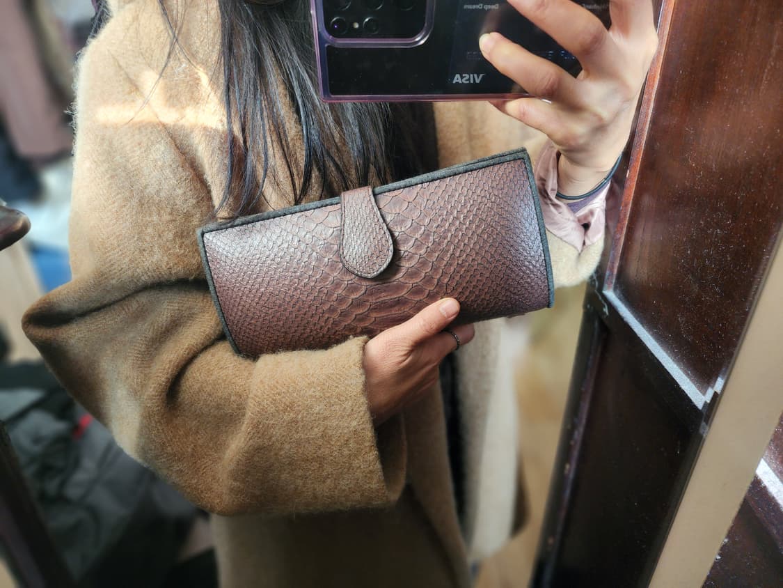 빈티지 뱀부 클러치 상품이미지7