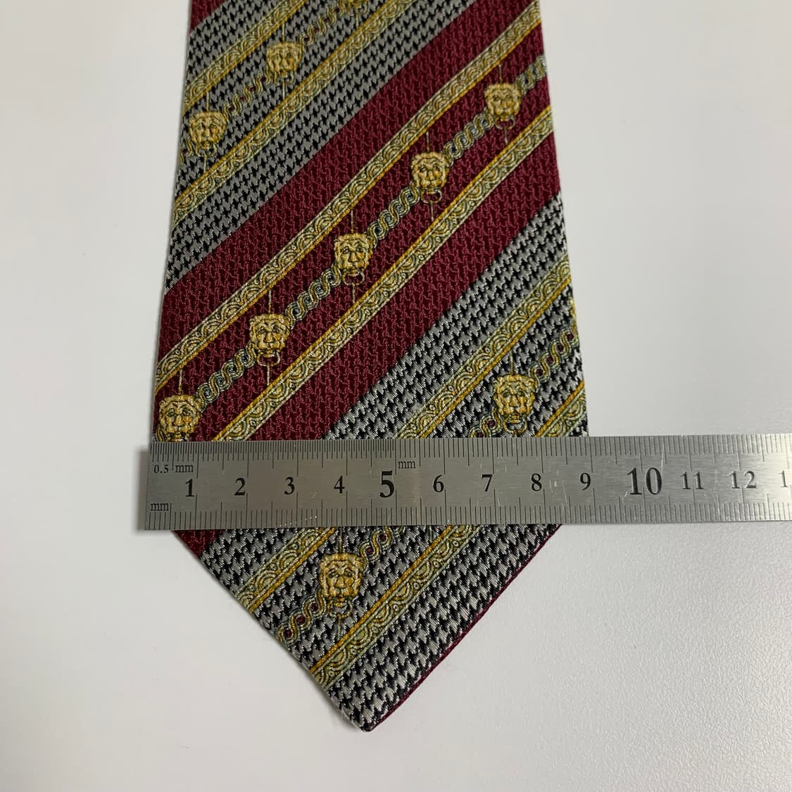 디올(DIOR) 클래식 스트라이프 넥타이 명품 100실크 9cm 상품이미지9