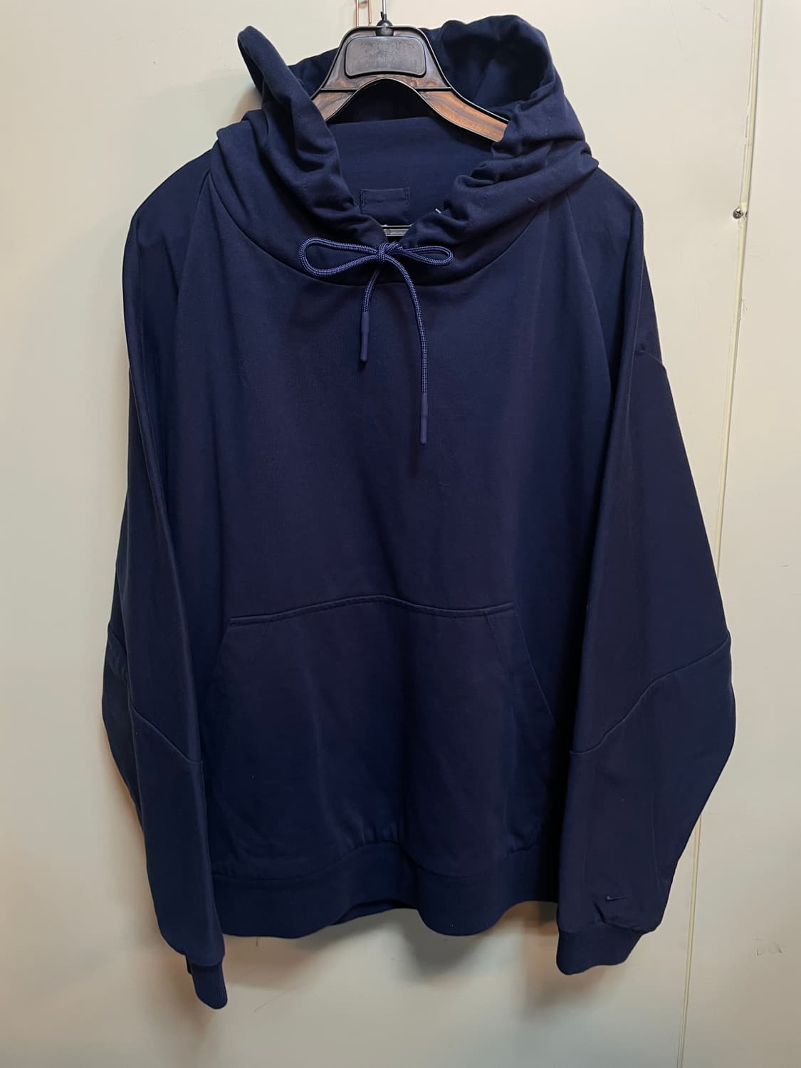 나이키 ESC 멘즈 니트 풀오버 후디 미드나이트 네이비 상품이미지1