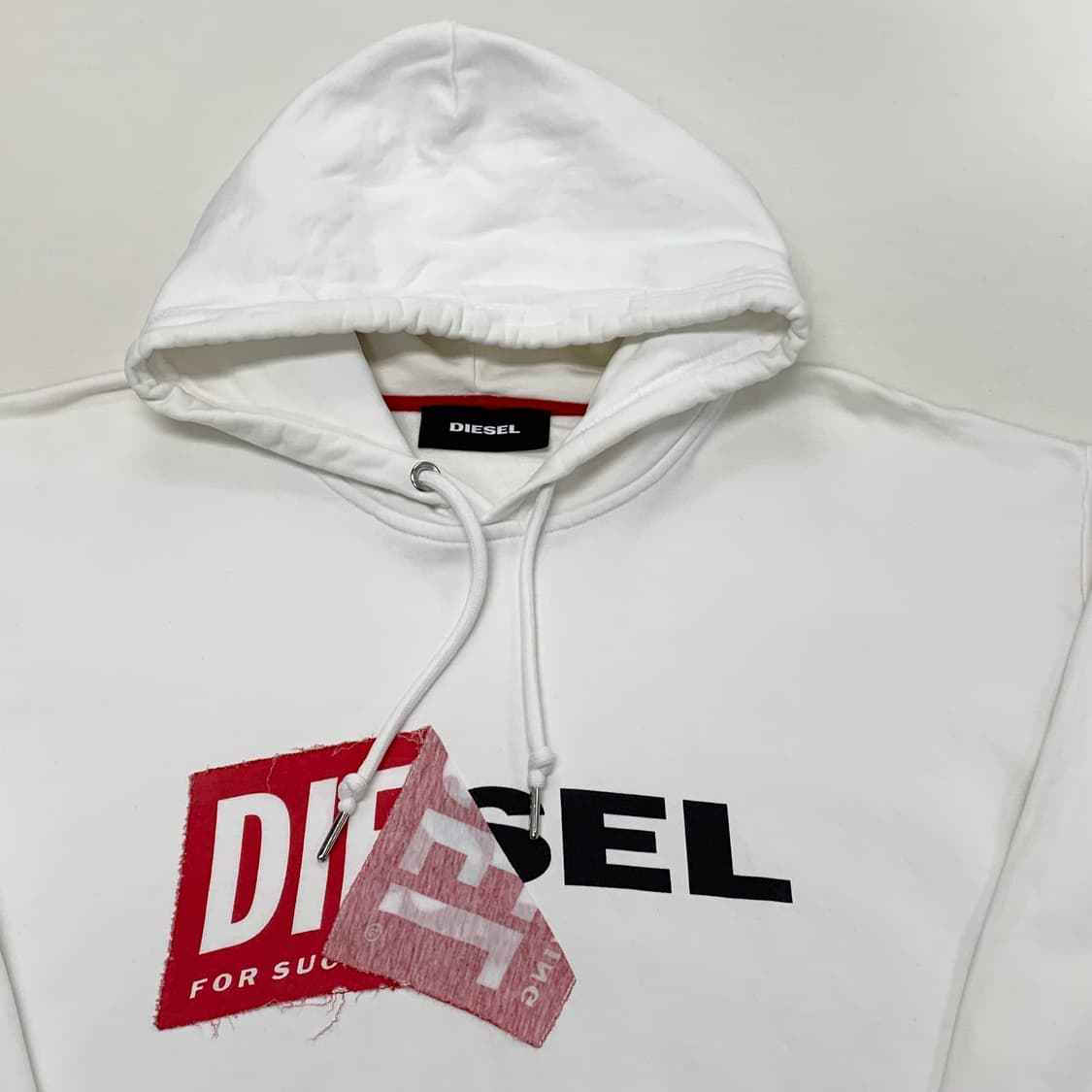 DIESEL 디젤 오버핏 후드티 (S) 상품이미지2