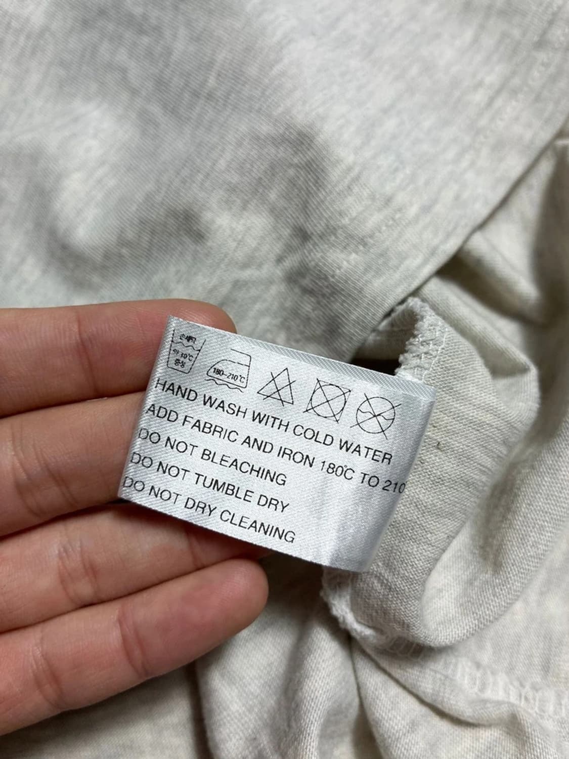 아캄 AAKAM 로고 패치 링거 반팔 티셔츠 R1652 상품이미지8