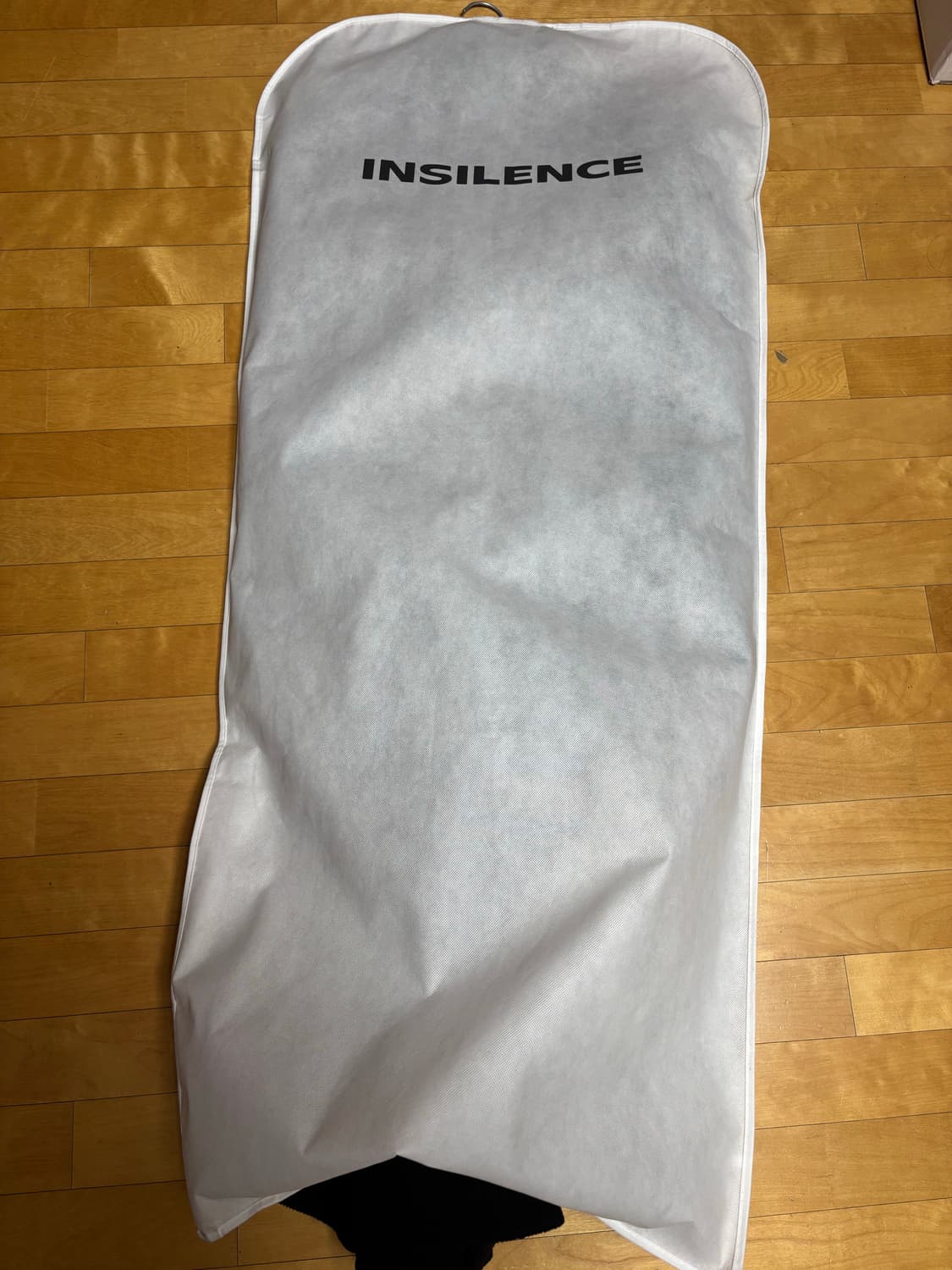 인사일런스 헤링본 블랙 코트 M 상품이미지1