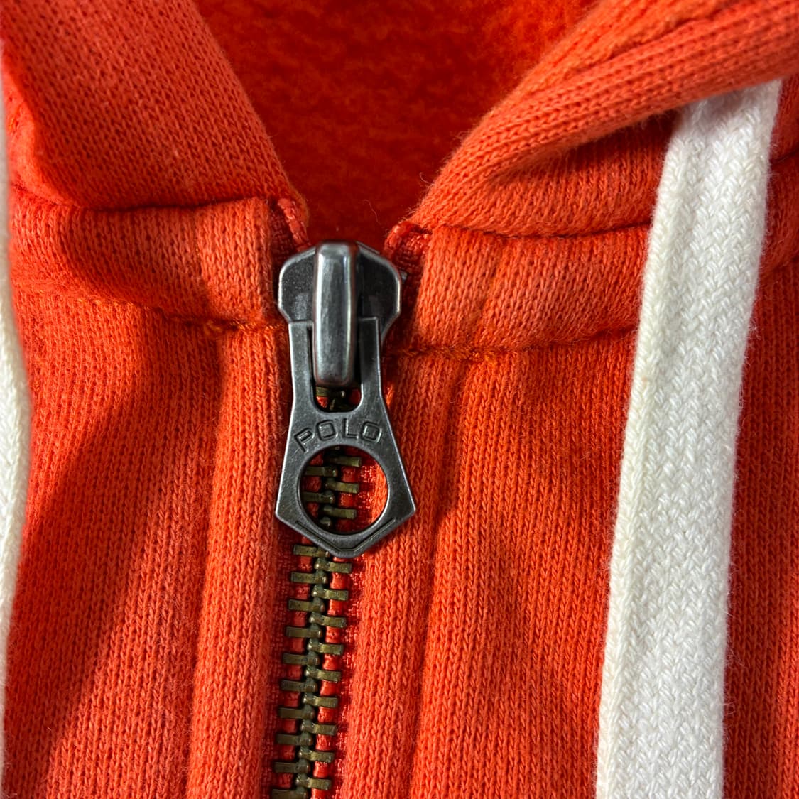 Polo  폴로 랄프로렌 자수 오렌지 후드집업 상품이미지5