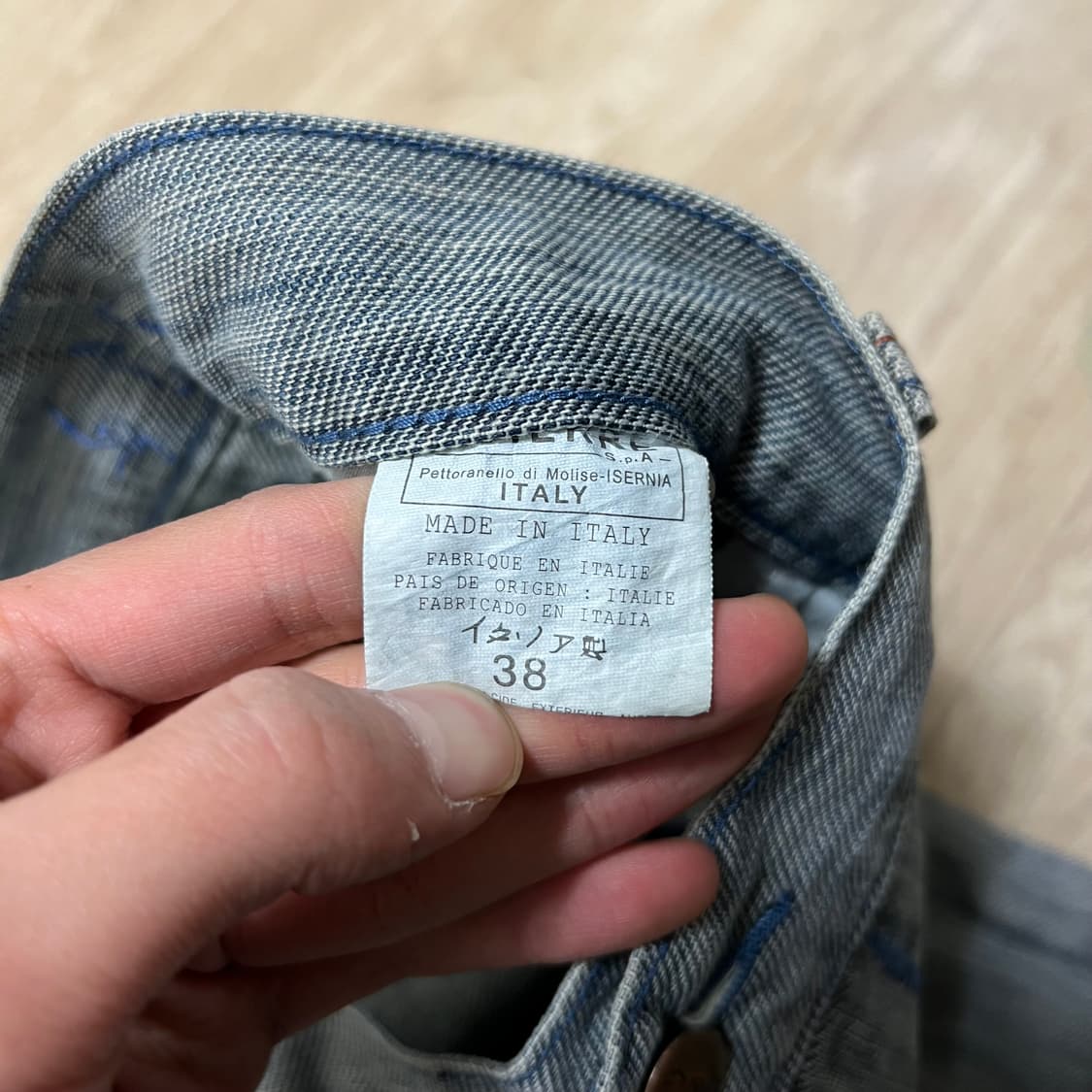 돌체앤가바나 D&G 남성 빈티지 워싱 데님팬츠 청바지 [연청] 38 상품이미지7