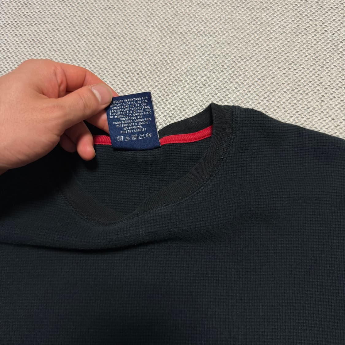 폴로 랄프로렌 와플 롱슬리브 상품이미지4