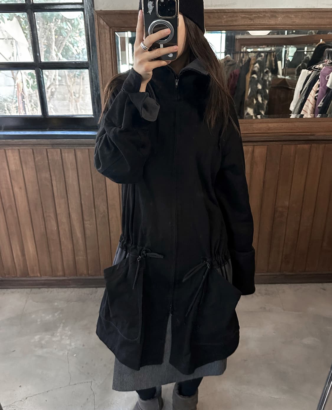 Y-3 high neck long zip-up 상품이미지3