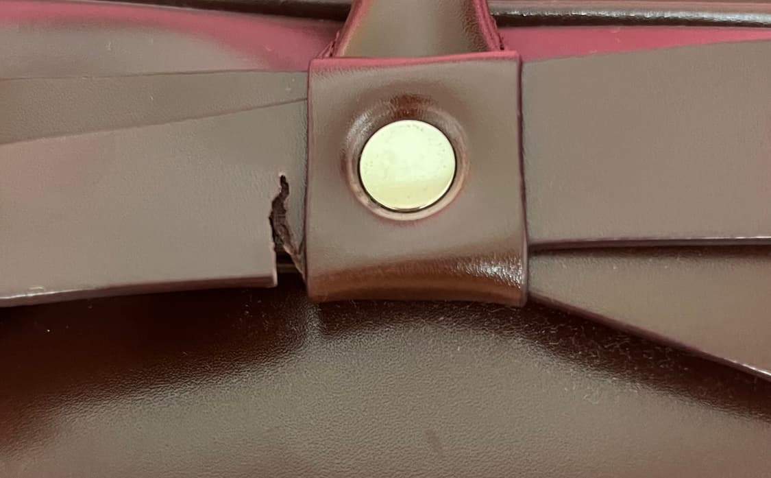 생긴스튜디오 바게트백 버건디 상품이미지3