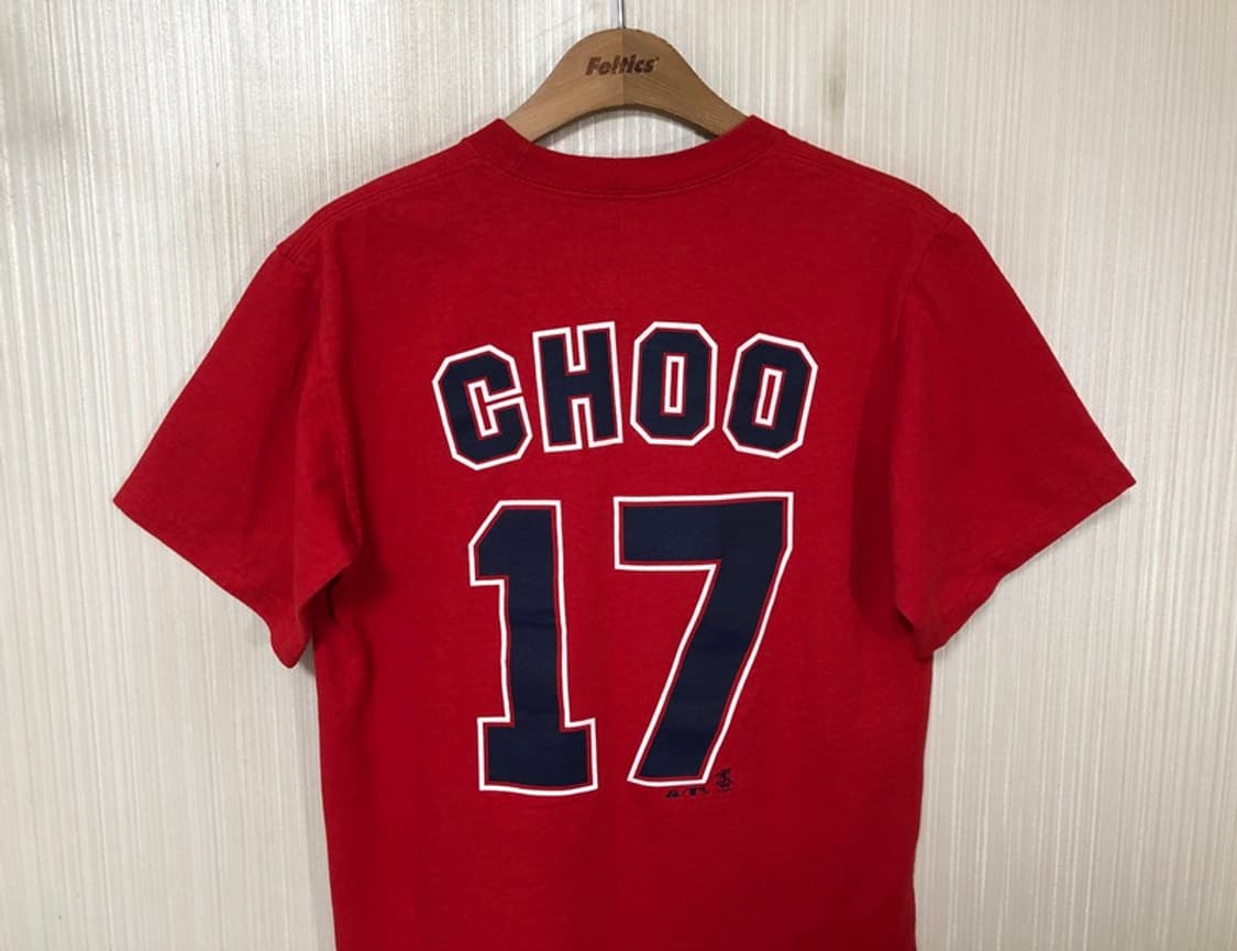 MLB 마제스틱 클리블랜드인디언스 플레이어티셔츠 S #17 추신수 상품이미지9