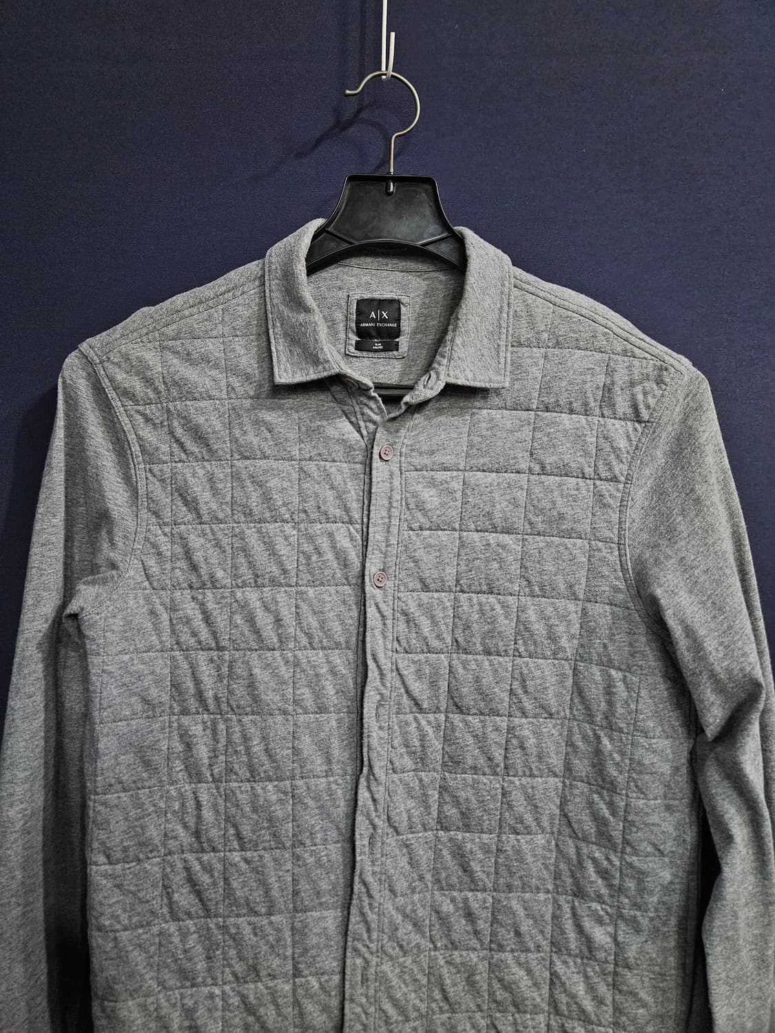 아르마니 익스체인지 그레이 남성 슬림핏 95~100 긴팔셔츠  상품이미지7