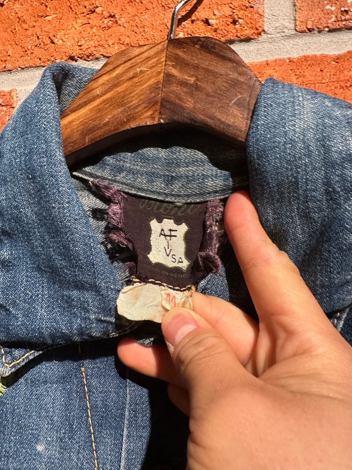 70s USA 빈티지 데님 트러커 자켓 상품이미지8