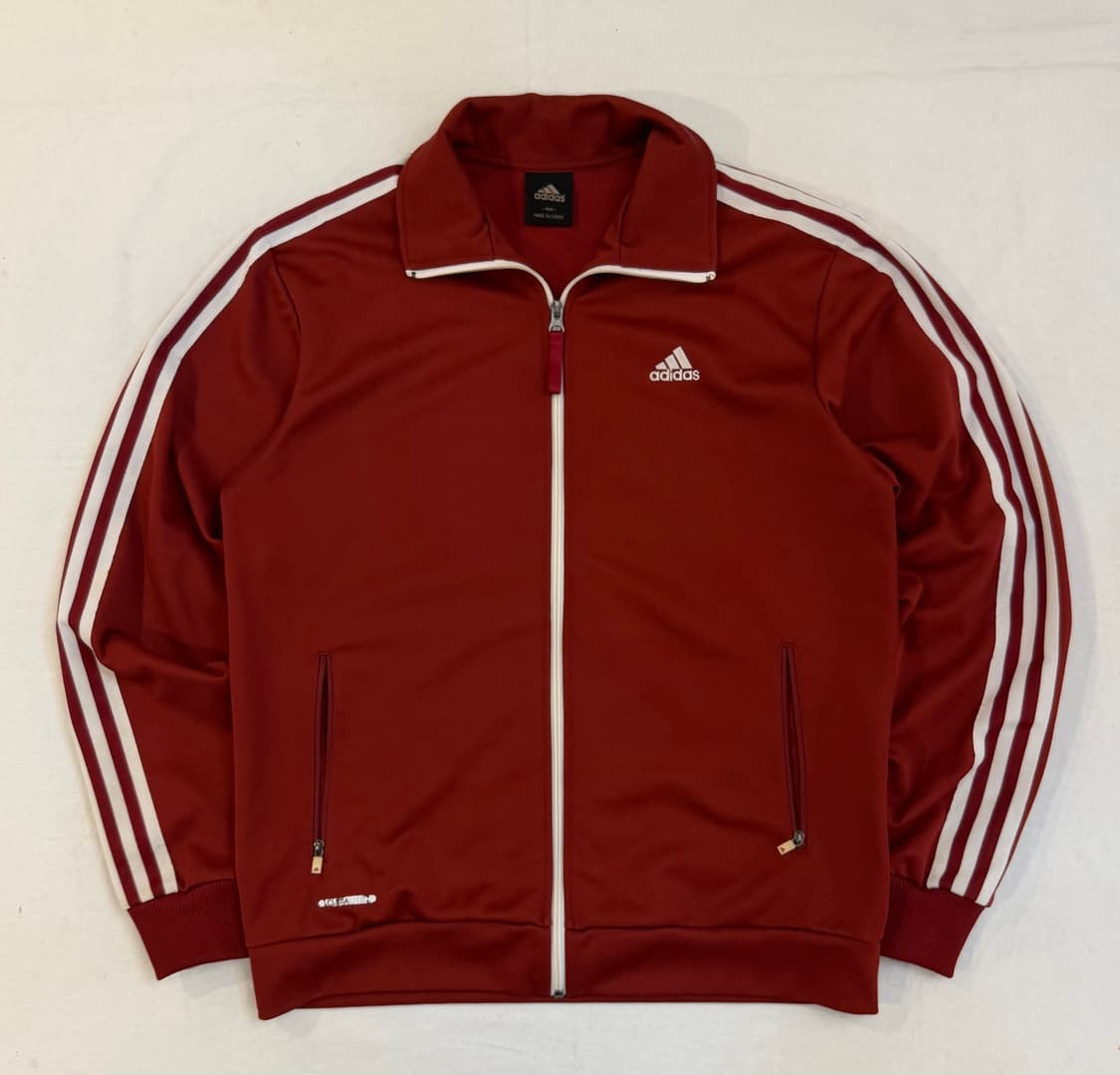 대대장 아디다스 버건디 와인 삼각로고 트랙탑 져지 상품이미지1