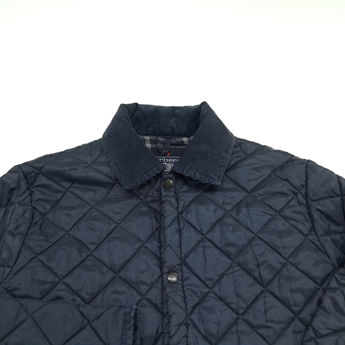 CN735W L 버버리 네이비 퀄팅 자켓 점퍼 상품이미지2
