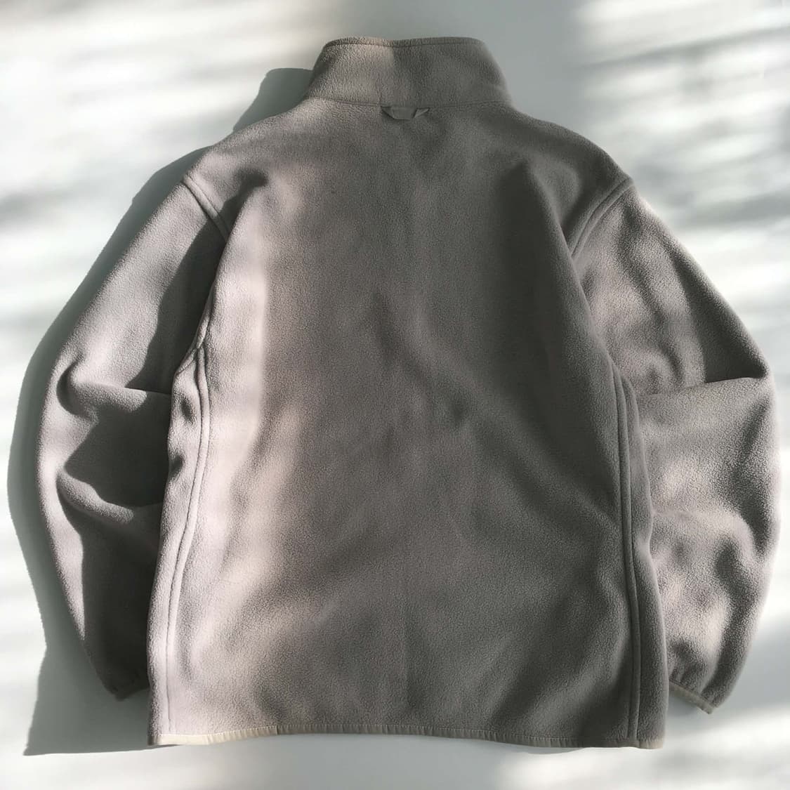 노스페이스 그레이 걸즈 플리스 자켓 희귀져지(L) 상품이미지5