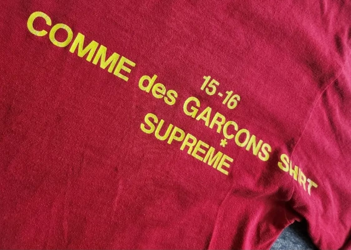 슈프림 꼼데가르송 긴팔티 상품이미지3