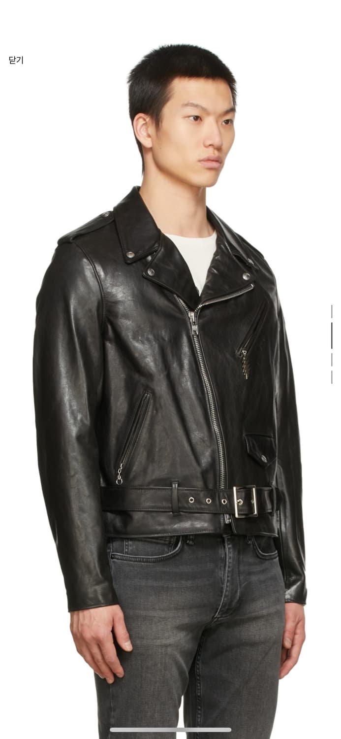 SCHOTT X Grateful Dead 스콧 블랙 레더 라이더 자켓 상품이미지2