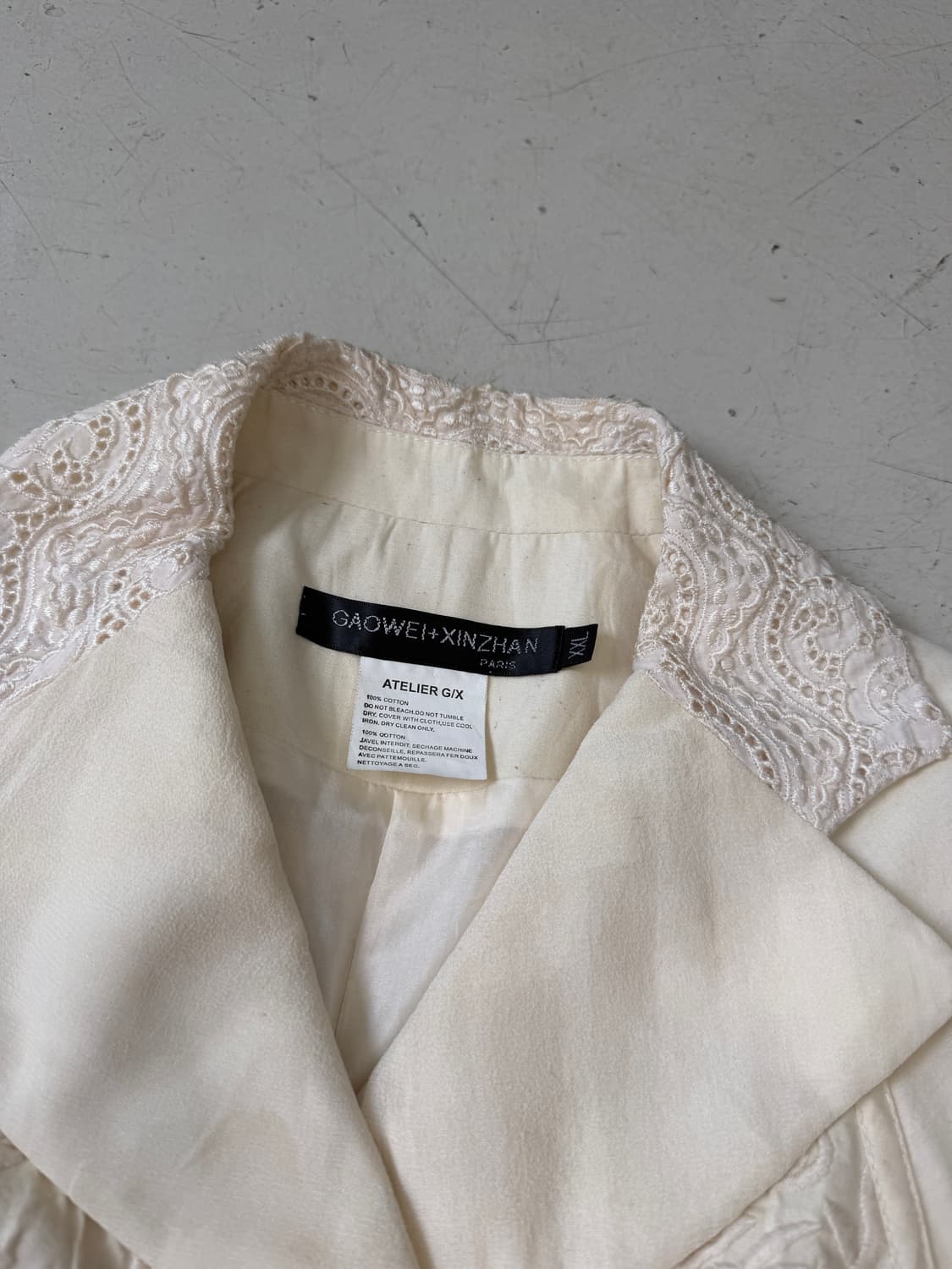 GAOWEI + XINZHAN Paris artisanal jacket 상품이미지2