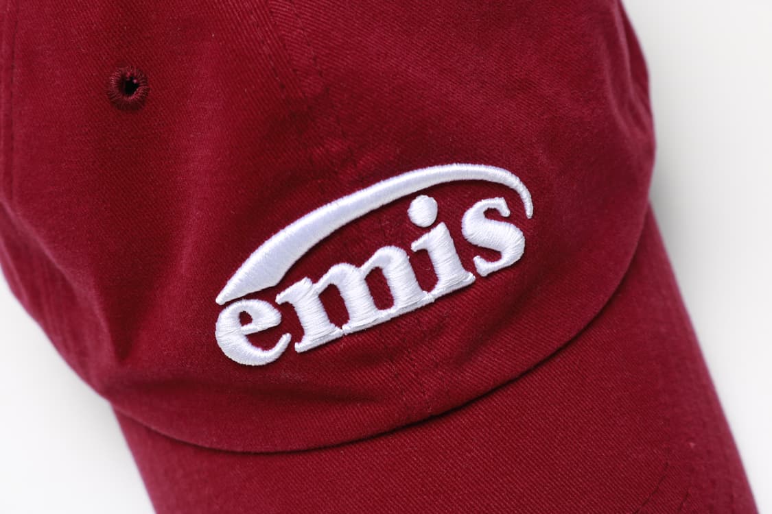 이미스 뉴로고 버건디 볼캡 모자 상품이미지2