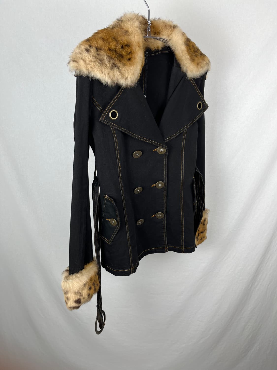 D.I.A  호피 퍼 코튼 자켓 상품이미지3