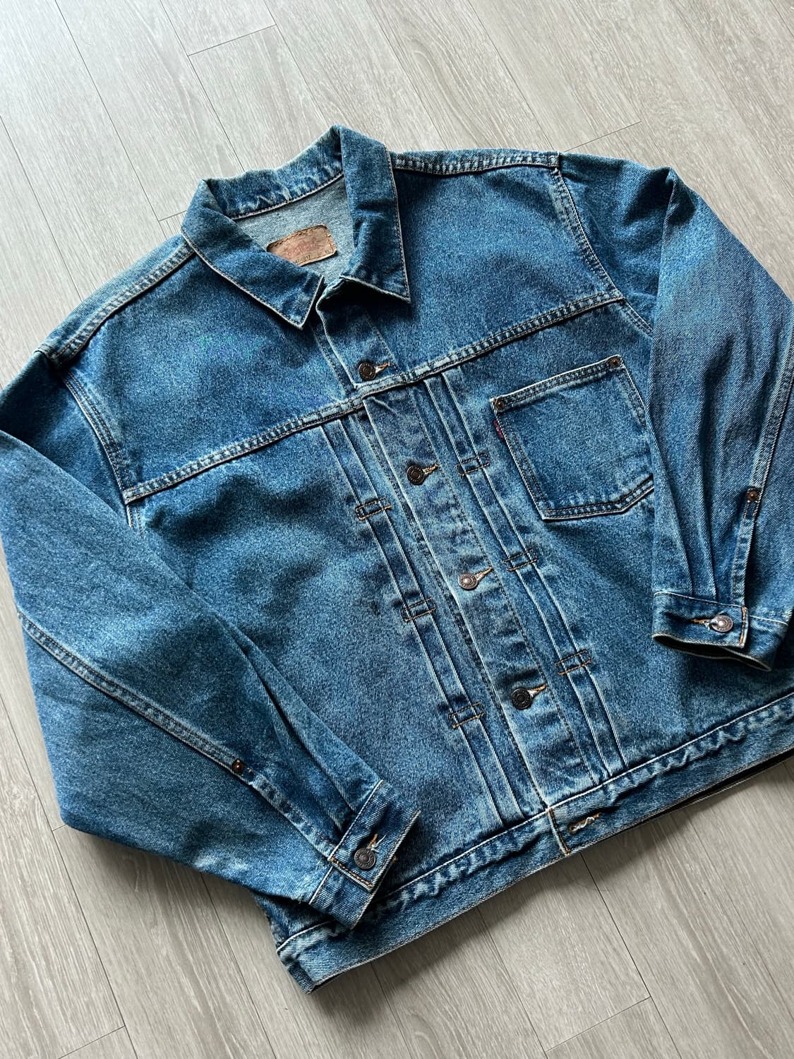 80s 빈티지 리바이스 1세대 데님자켓 상품이미지2