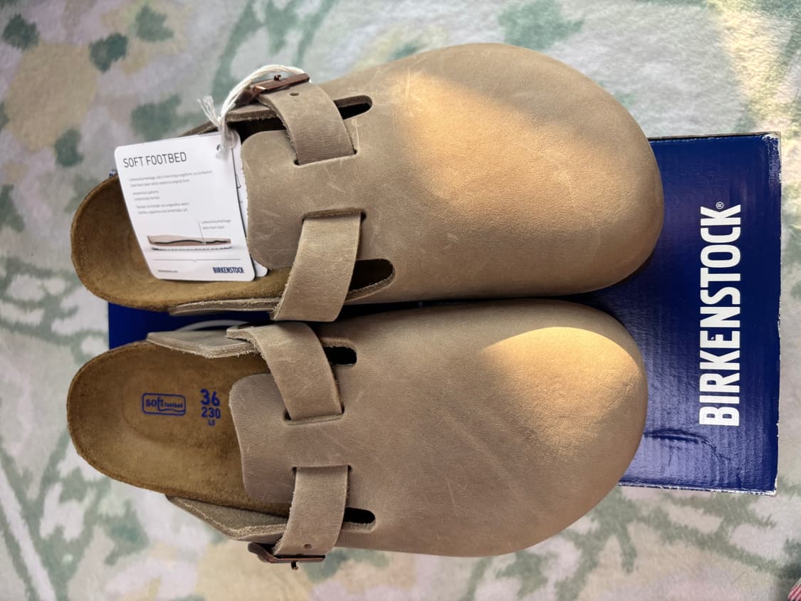 (새상품) 버켄스탁 보스턴 타바코 브라운 230/2개보유 상품이미지3