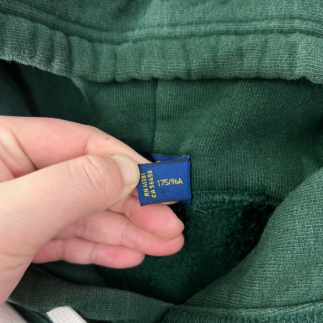 100 폴로랄프로렌 스펠아웃 딥그린 후드티 상품이미지4