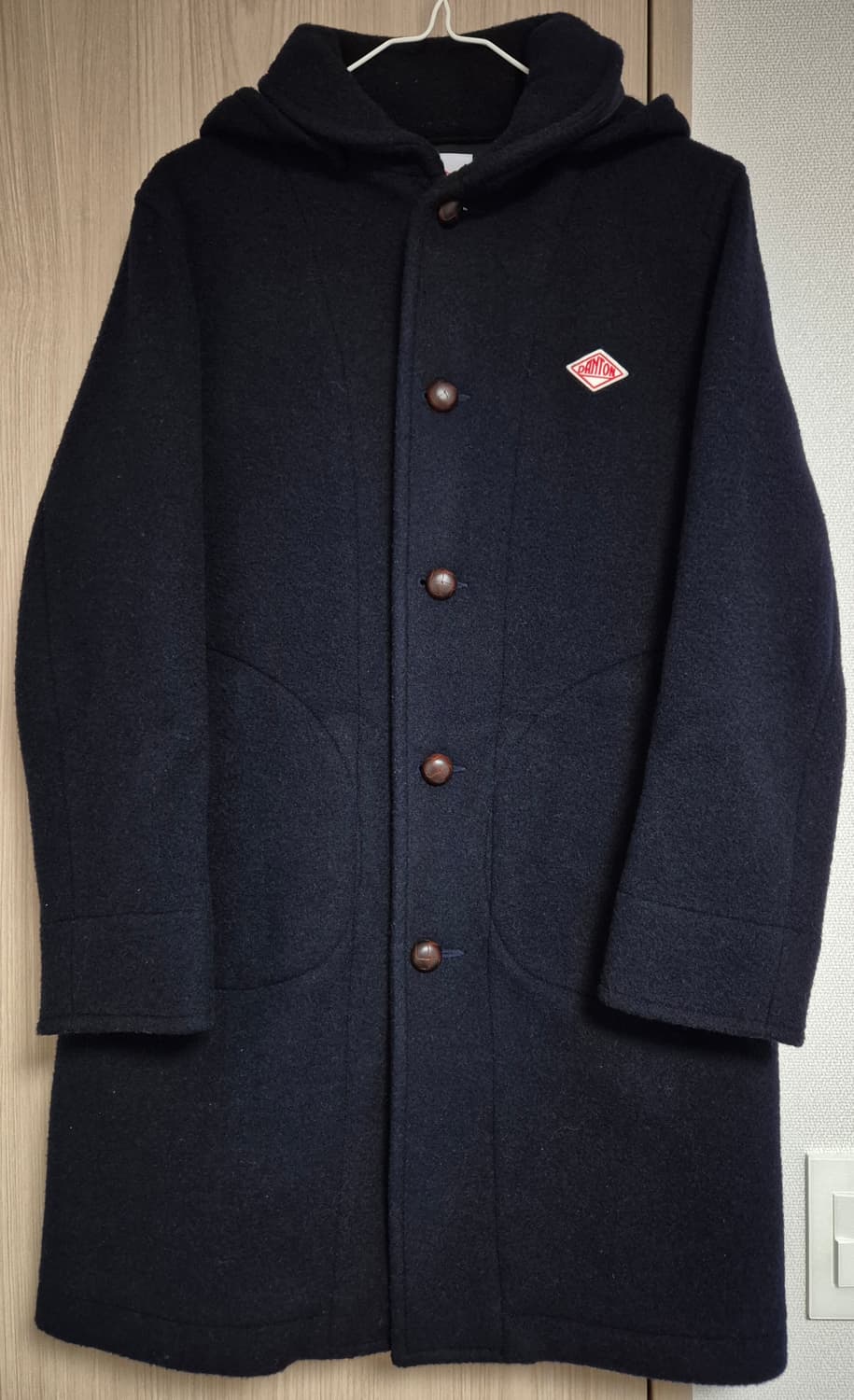 [DANTON] 단톤 후드 싱글 코트 38 상품이미지1